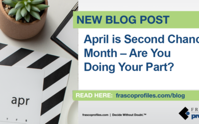 April is Second Chance Month – Are You Doing Your Part?
