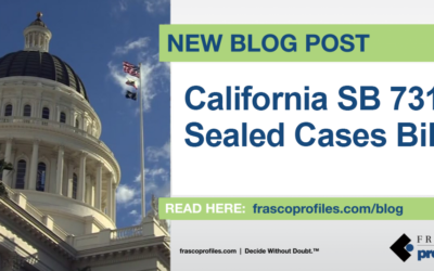 California SB 731 – Sealed Cases Bill